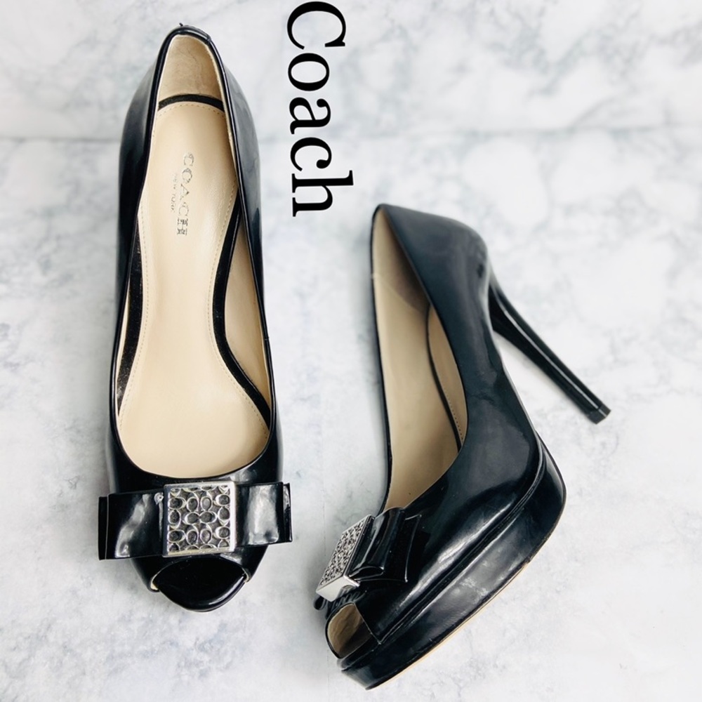 Coach Scarlett Peep Toe Pumps